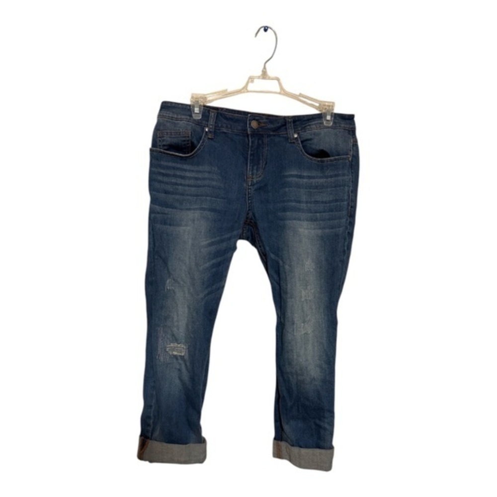 William Rast Womens Denim Capris Mid Rise Boyfriend 29 Waist